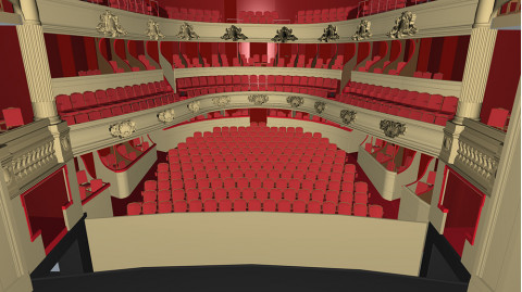 The Opéra de Rennes as an immersive 3D environment using ESI IC.IDO