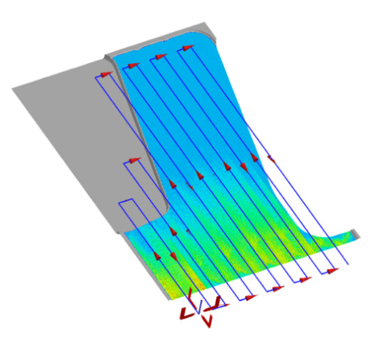 Final Machined Surface Roughness for a Titanium Based Component. Courtesy of SAFRAN