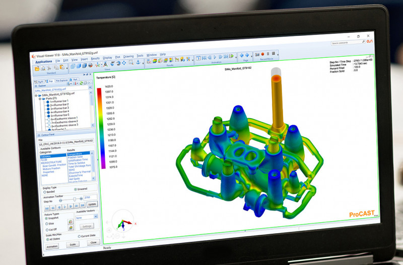 image casting live simulation