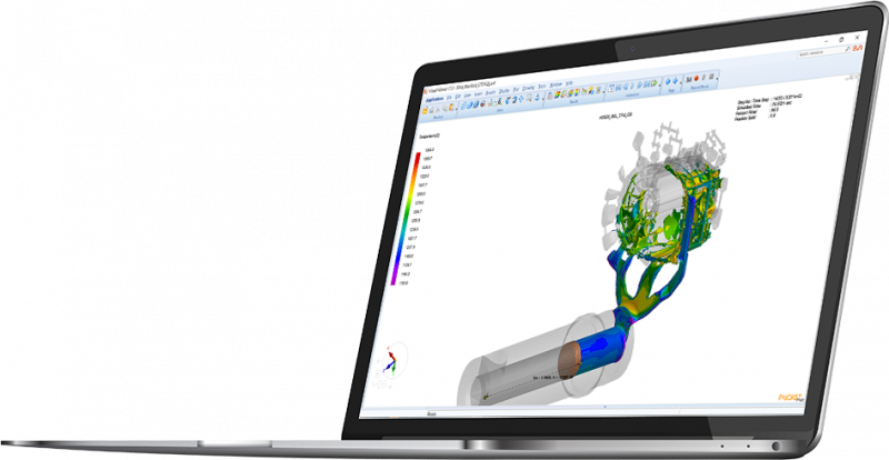 Procast injection system simulation