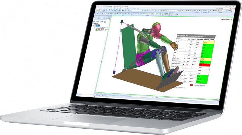 Explicit Dummy Models in VPS Crash Simulation Software