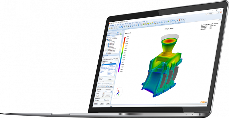 ProCAST Laptop Investment Casting simulation