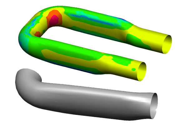 Simulation hydroformage avec logiciel PAM_Tubemaker