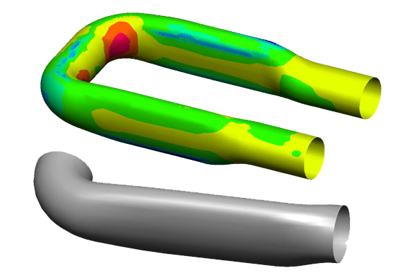 Hydroforming Simulation with PAM Tubemaker