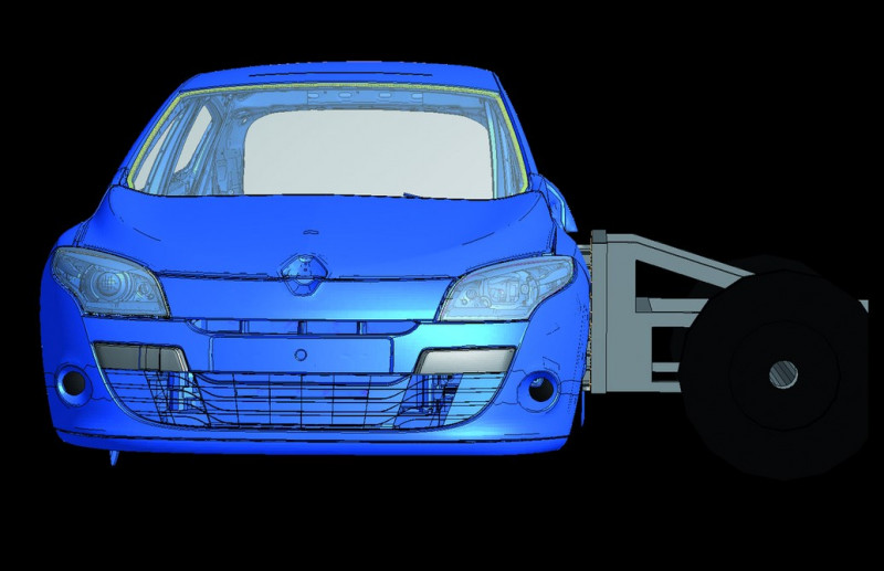 2016 Renault Megane car blueprint