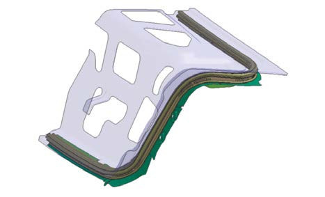 Interpreting vehicle door seal installation and door with ESI Visual-Environment