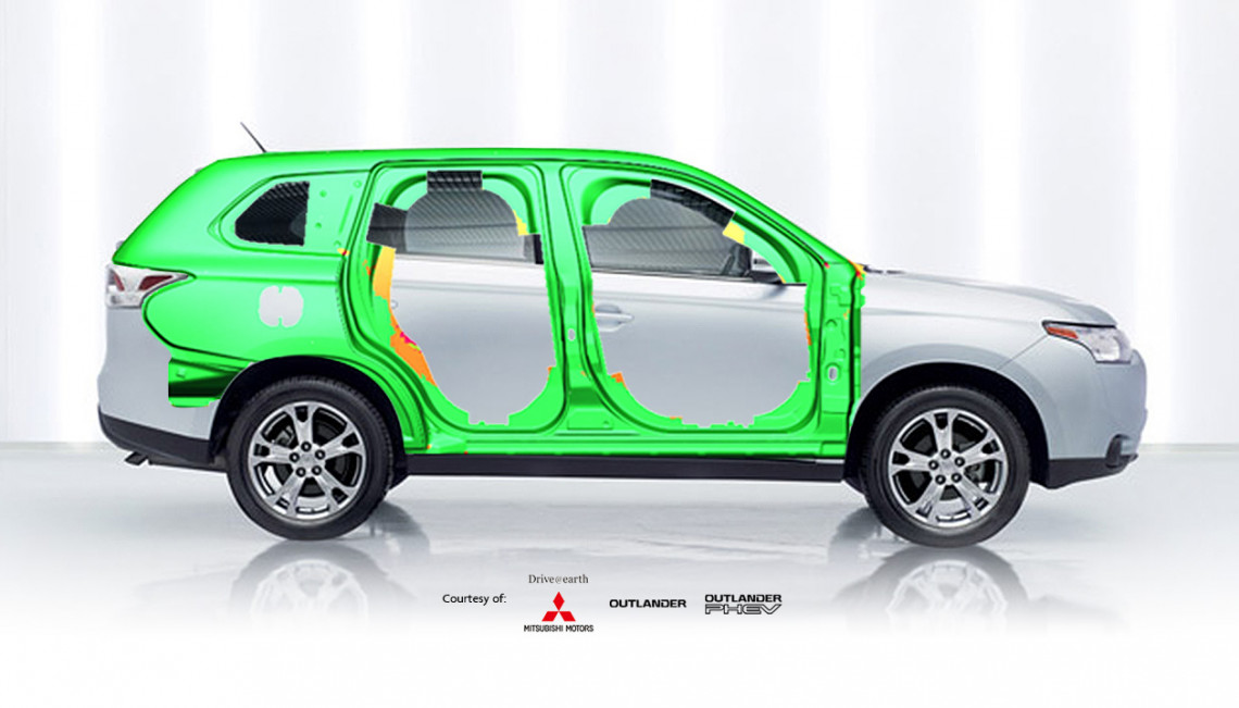 mitsubishi outlander bodyside 0