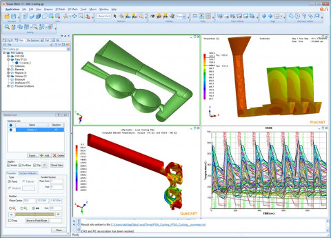 The Casting simulation solution in Visual-Environment.