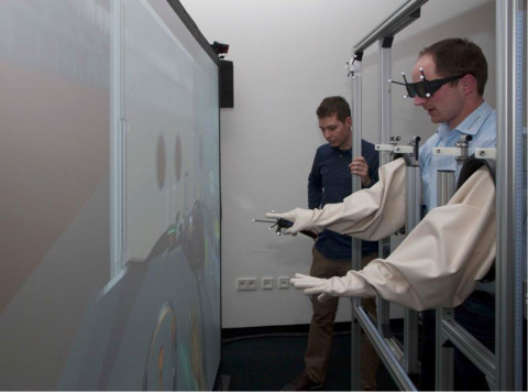 Virtual Mock-Up with IC.IDO Virtual Reality solution to evaluate reachability and visibility at Bausch & Stroebel