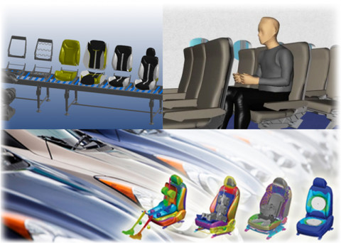 Virtual Seat Solution d’ESI permet aux industriels de fabriquer, tester et améliorer des prototypes virtuels de leurs sièges, en prenant en compte non seulement les matériaux utilisés mais aussi les procédés de fabrication.