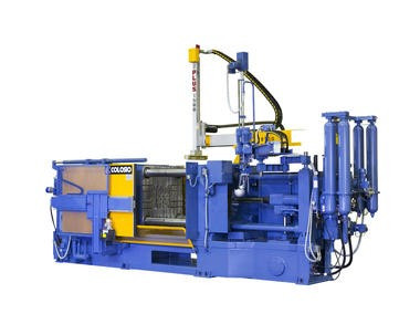 Machine Colosio entièrement numérique - pour la coulée sous pression d'aluminium, du laiton, du zinc et des alliages de magnésium.
