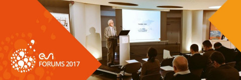 Alain de Rouvray, co-founder, chairman and CEO of ESI Group, presenting the company’s vision at the ESI France Forum 2016 last year in Versailles.
