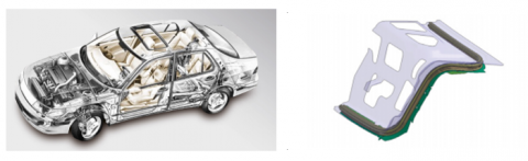 Simulation of a vehicle door seal installation with ESI Visual-Environment