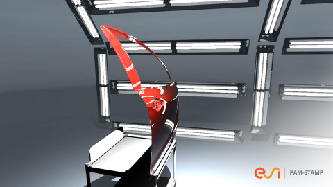 Component quality assessment in ESI PAM-STAMP 2018’s Virtual Light Room, based on simulation results