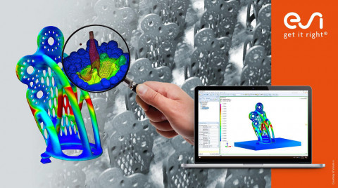 ESI Additive Manufacturing supports manufacturers of 3D printed metallic parts in achieving greater productivity, while providing key information on final parts quality. Photo courtesy of Volum-e.