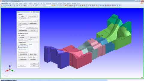 Vérification de la topologie avec le logiciel de simulation Pam_Stamp