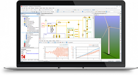 SimulationX Screenshot Wind Energy Plant Laptop center 0[1]